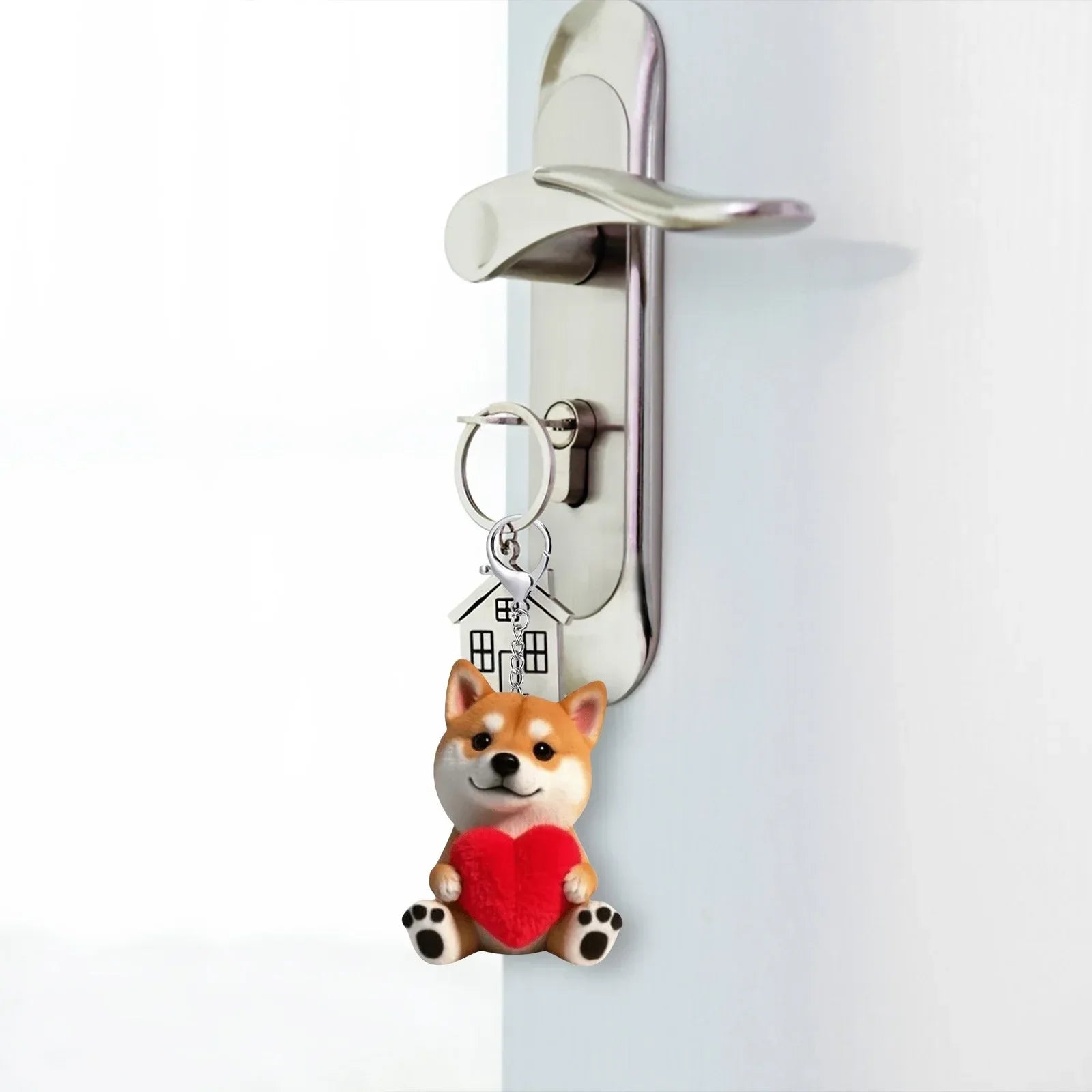 Puppy Love Forever Acrylic Keychain