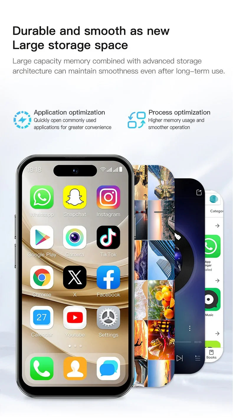 i17 Pro Mini Functional Smartphone