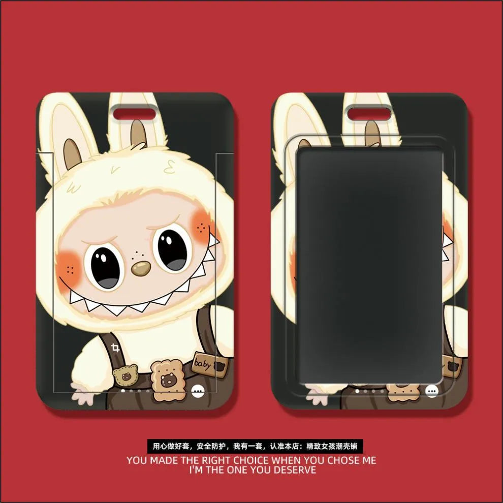 Monster Pass Labubu ID Card Holder