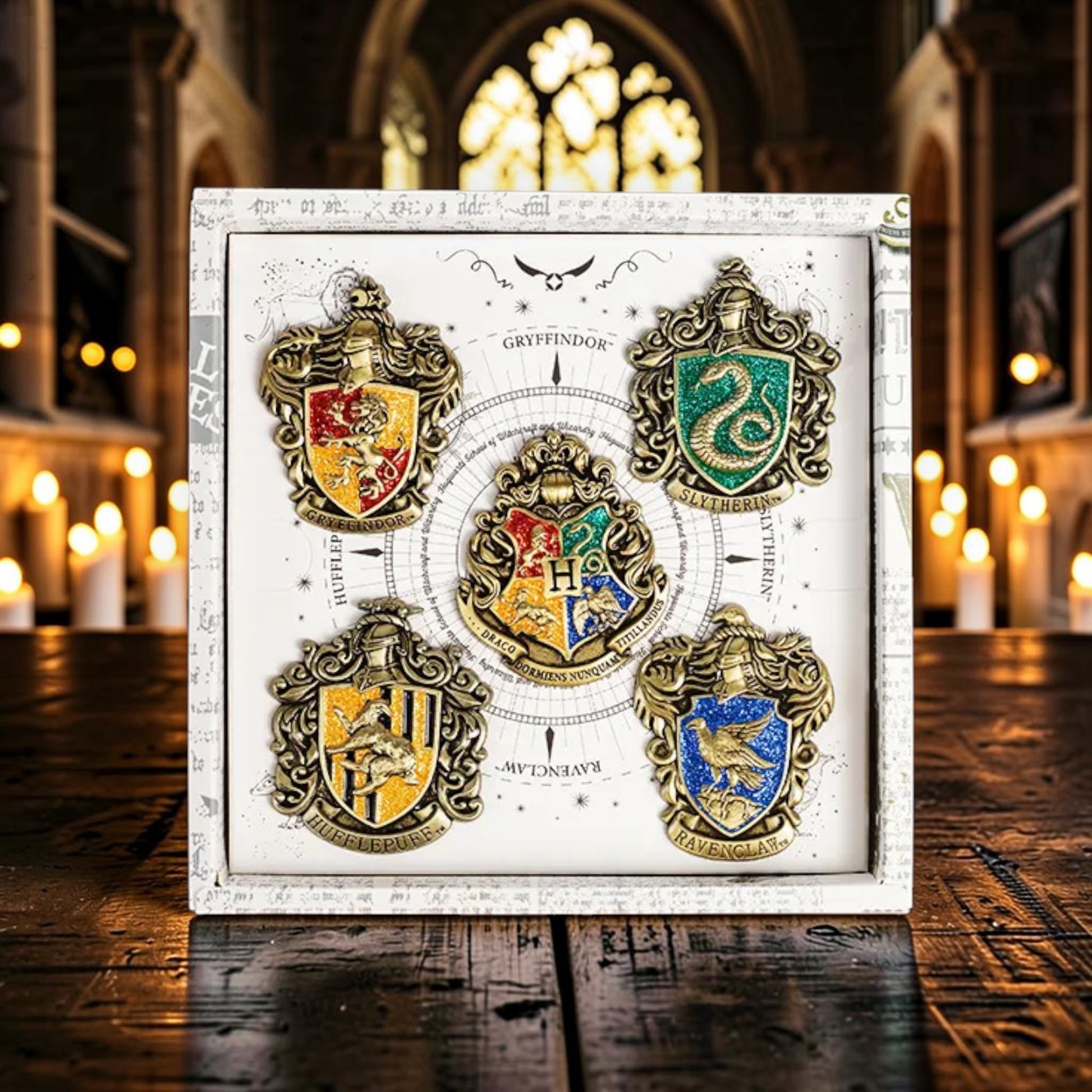 Hogwarts House Crest Brooch