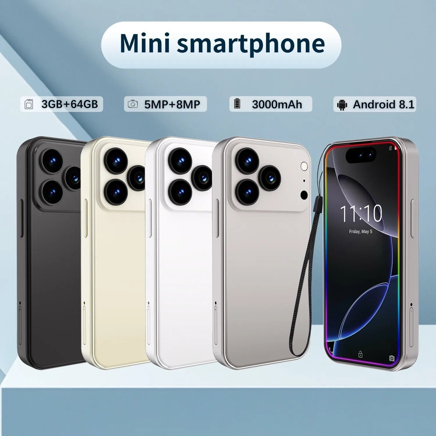 Mini i17 Pro Max Mobile Phone