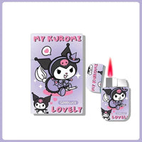 My Kuromi lighter and case on a light purple background