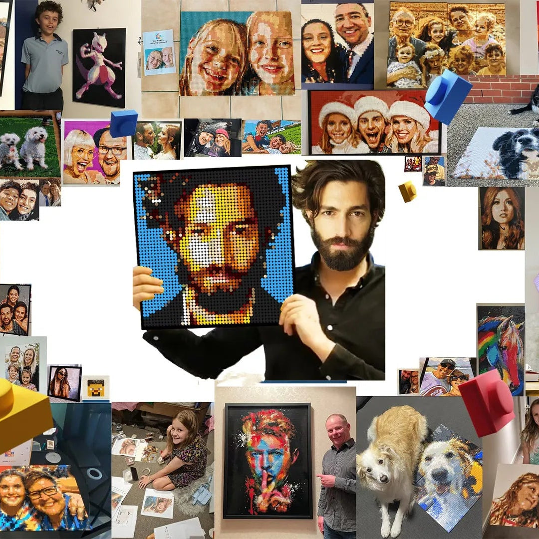 DIY Personalised Pixel Building Blocks