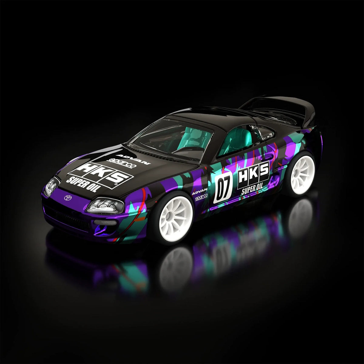 Hot Wheels RLC 1997 Toyota Supra HKS Super Oil Die-Cast