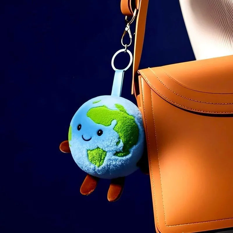 JC Little Earth Plush Keychain