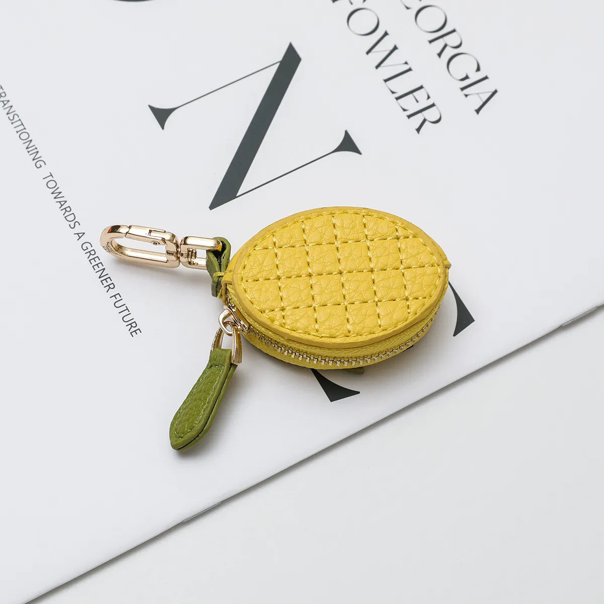 Fruity Charm Leather Bag Coin Purse