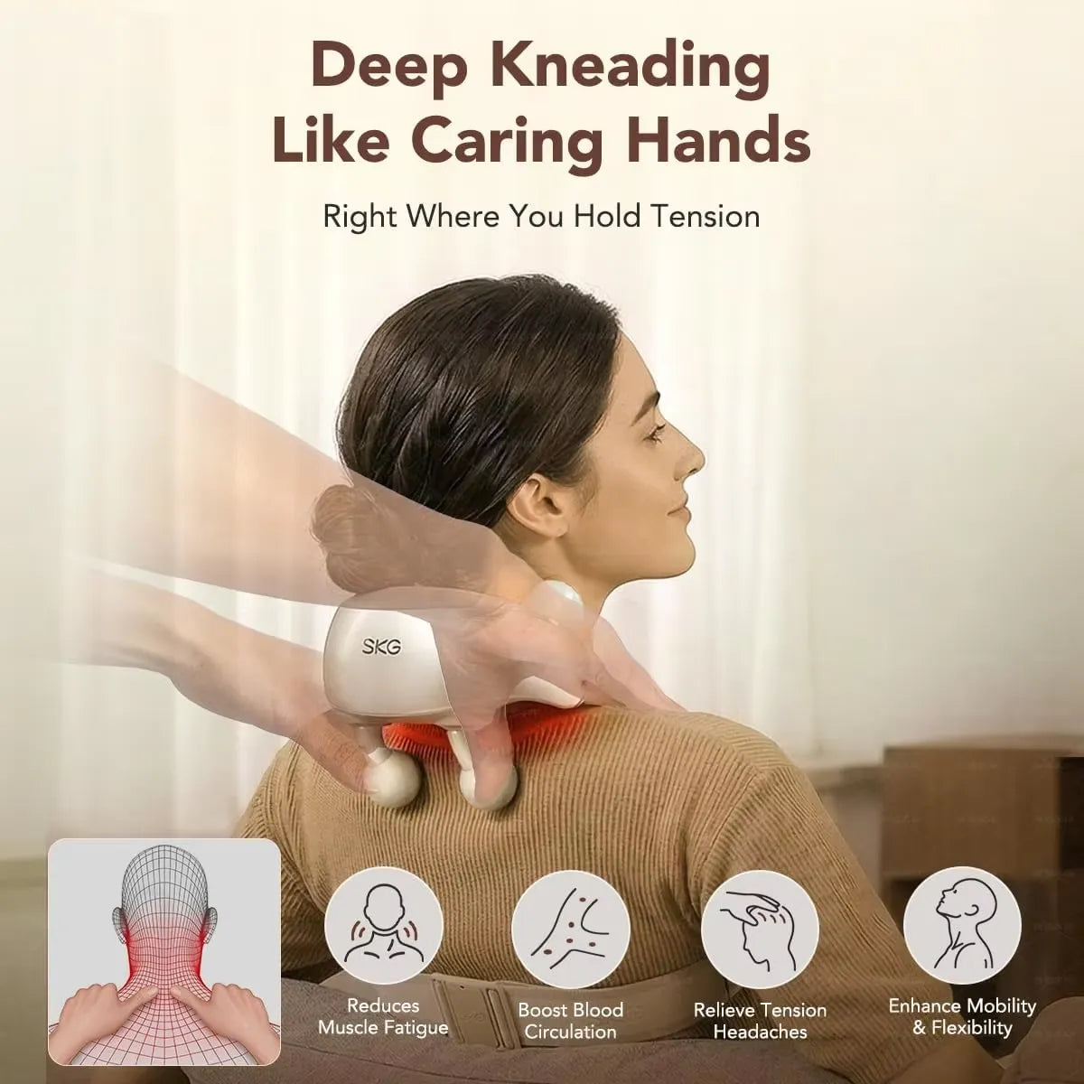 SKG H7 Red Light Neck & Trapezius Massager