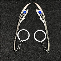 Loki's Long Scepter Weapon Metal Keychain