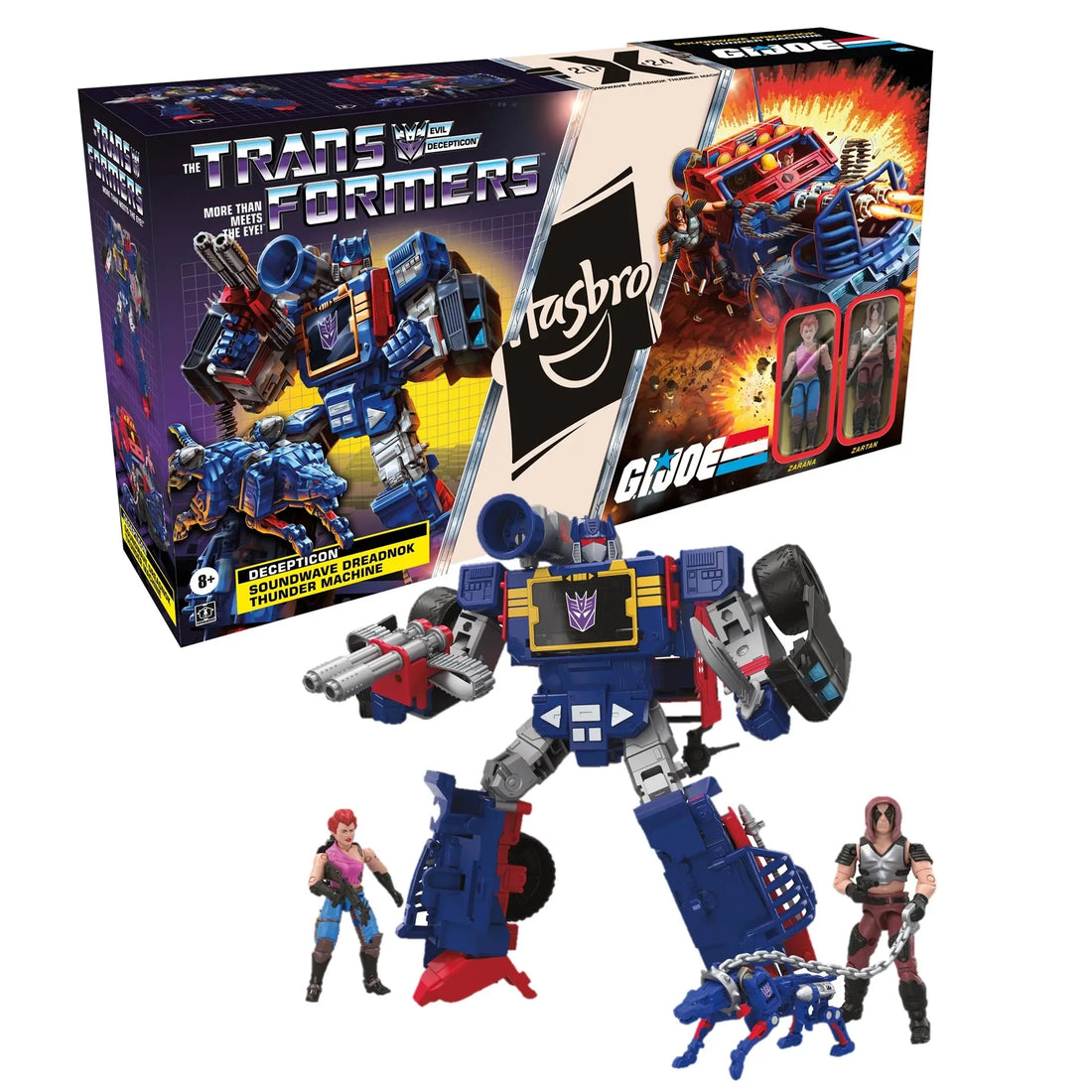 Transformers x G.I. Joe Soundwave Dreadnok Thunder Machine Set