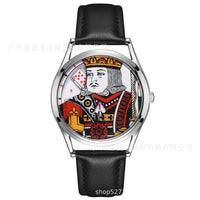 King Of Hearts Royal Card Quartz Watch