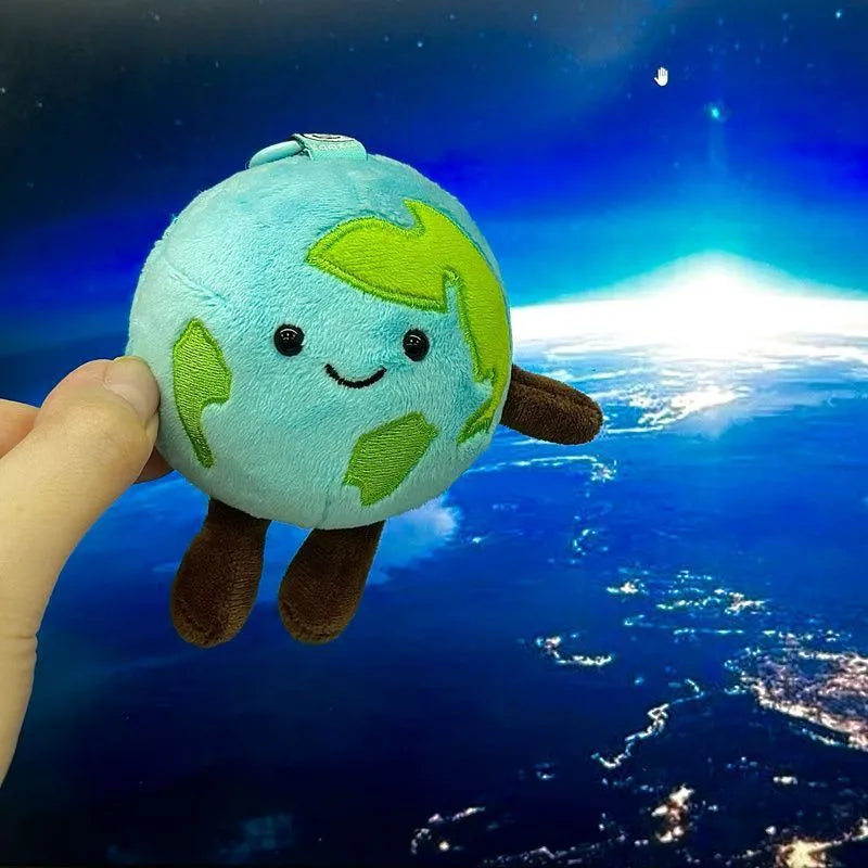 JC Little Earth Plush Keychain