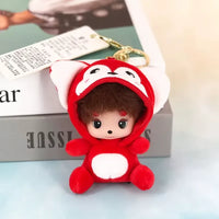 Monchhichi Menagerie Hooded Plush Keychain