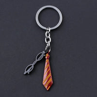 Harry Potter Tie & Glasses Keychain