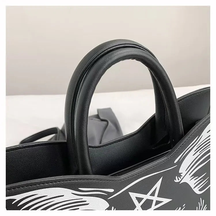 Nocturnia Familiar's Gaze Harajuku Cat Pentagram Bag