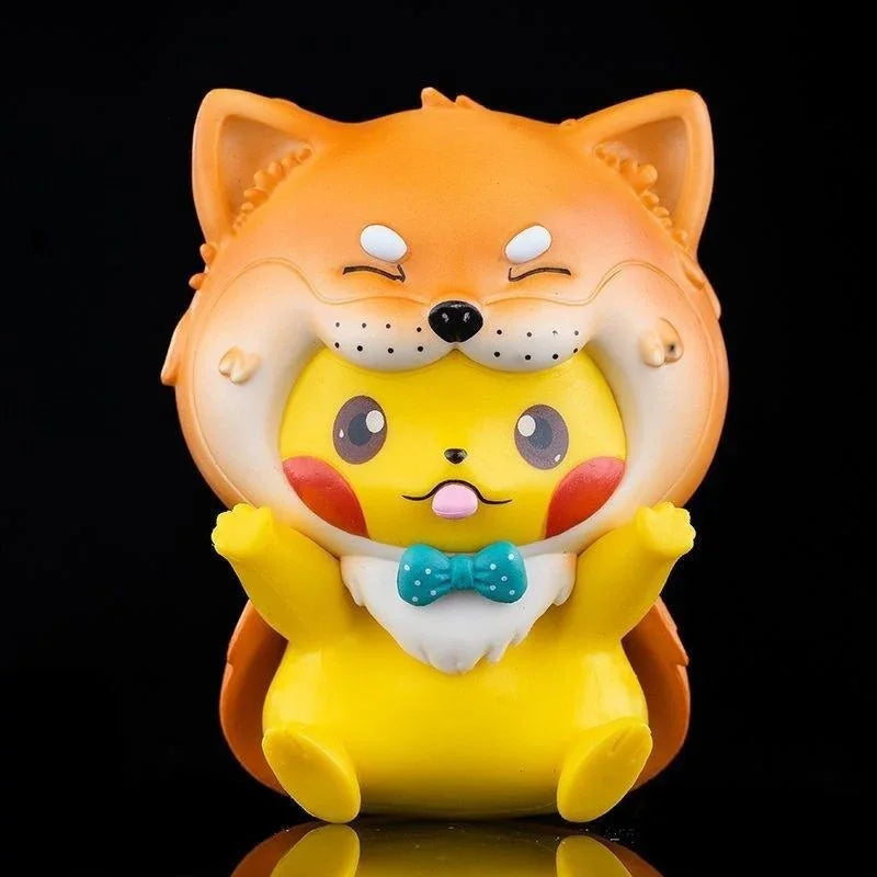 Pokimoen Pikachu Dog Party Figurine (13 cm)