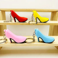Korean Style High-Heeled Shoe Keychain