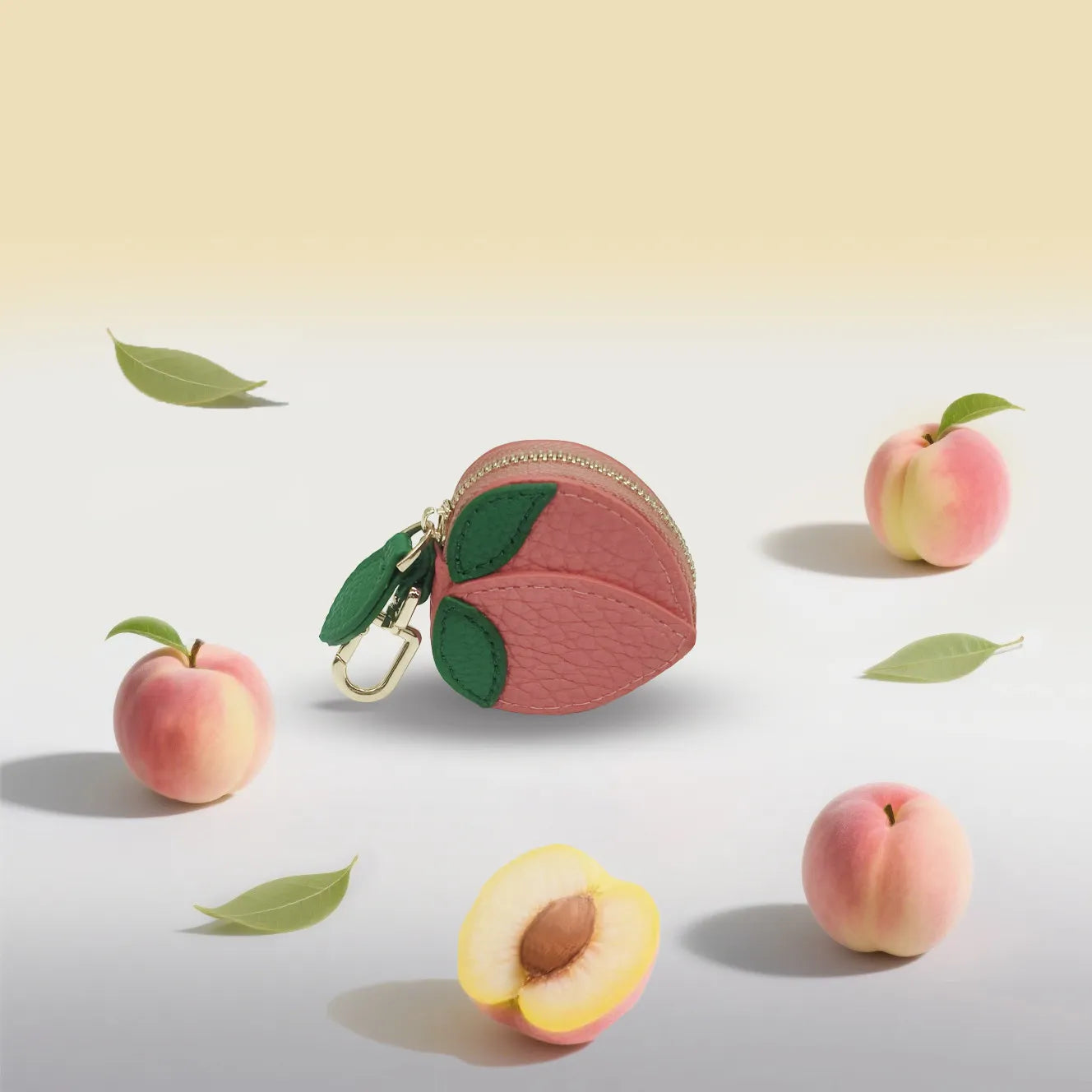 Fruity Charm Leather Bag Coin Purse