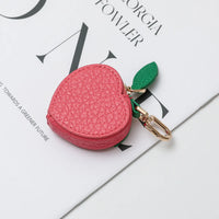 Fruity Charm Leather Bag Coin Purse
