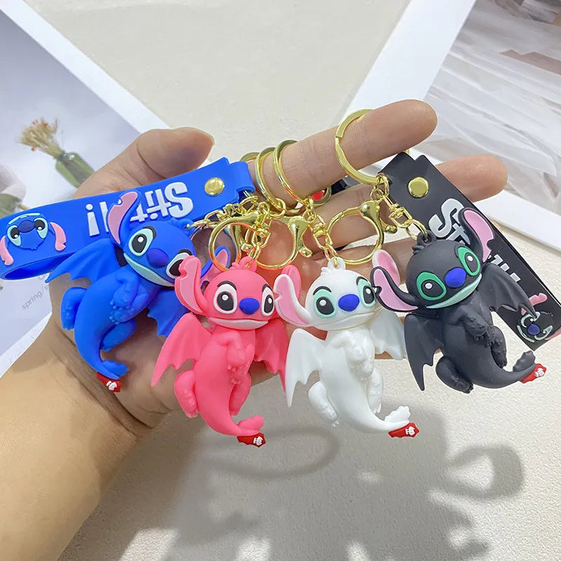 Stitch Toothless Cosplay 3D Keychain