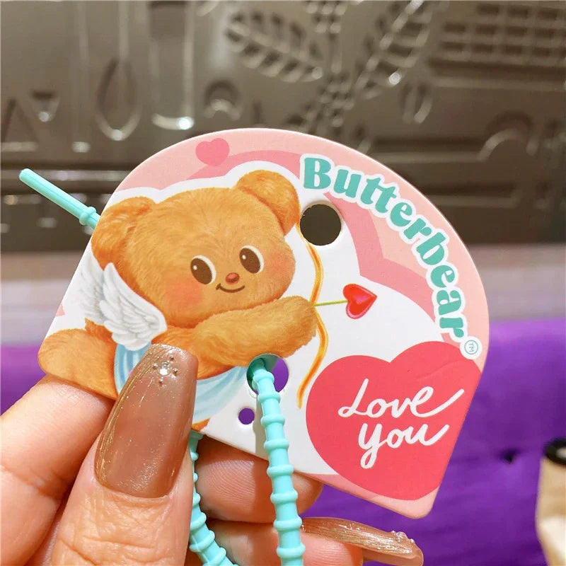Butter Bear Squishy Love Keychain