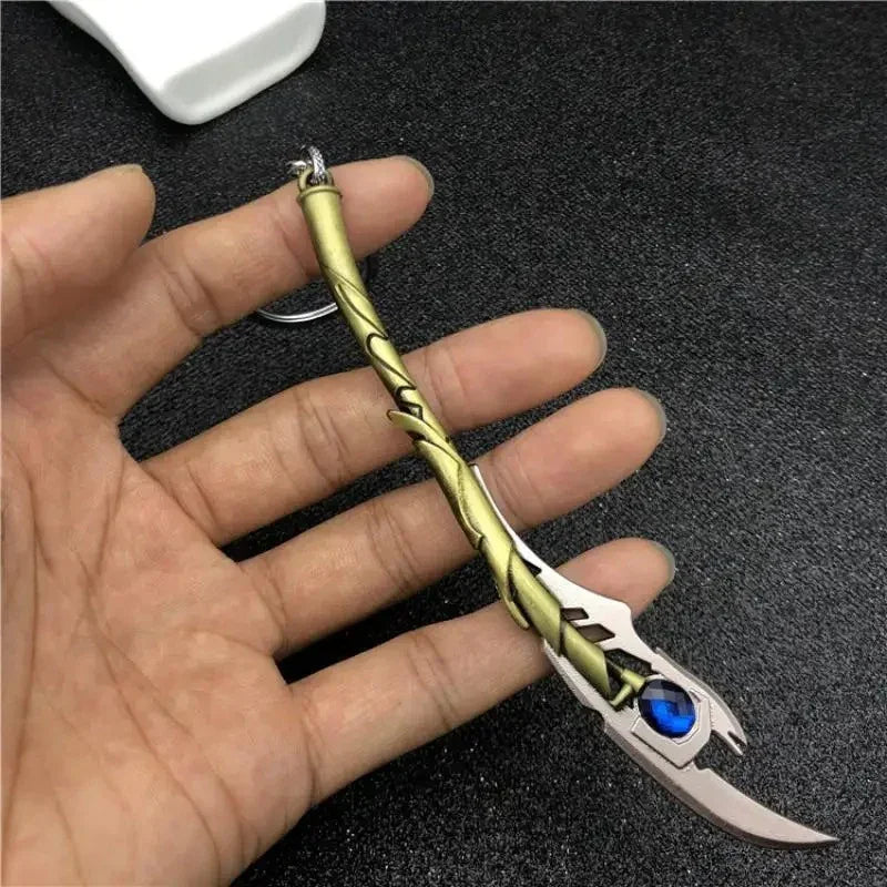 Loki's Long Scepter Weapon Metal Keychain