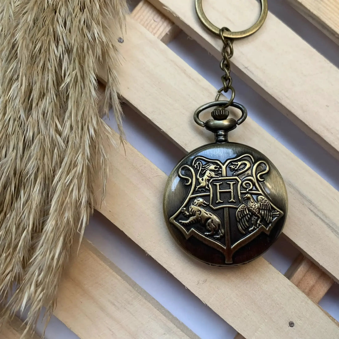Magic Boy Pocket Watch Keychain