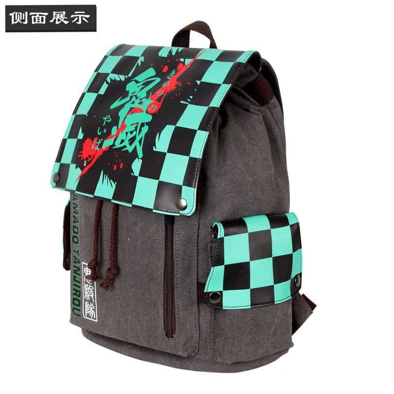 Demon Slayer Canvas Caryall Backpack