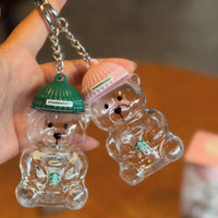 StarBX Bearista Crystal Bear Keychain