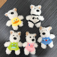 West Highland Pup Dress-up Plush Keychain