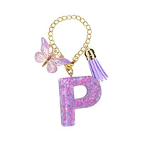 Butterfly Liquid Luxe Letter Charm
