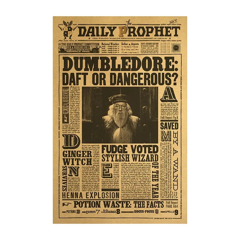 HP Daily Prophet Wall Poster