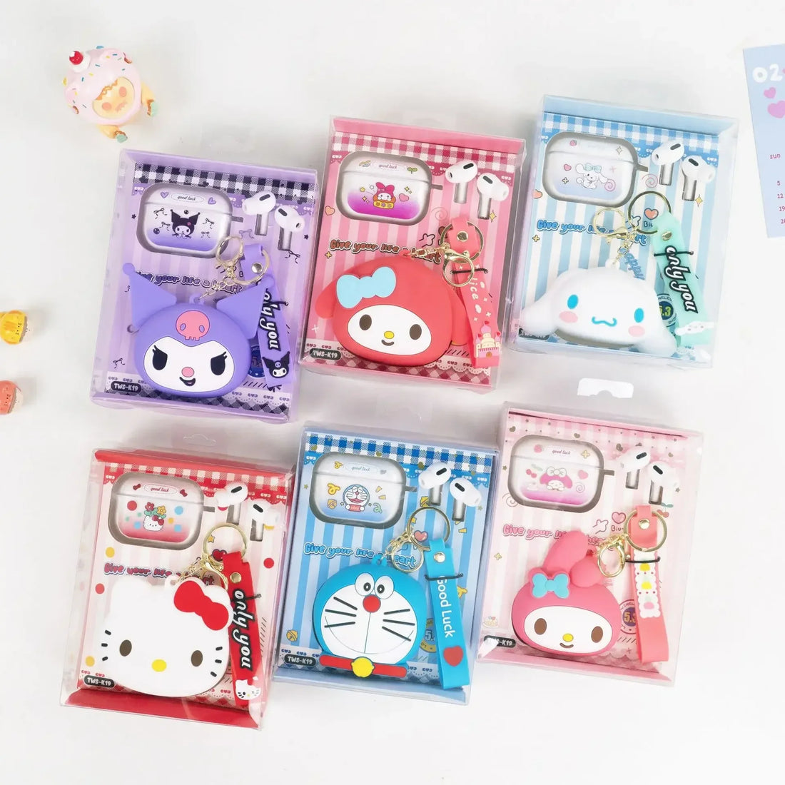 Sanliou TWS K-19 Earpods & Coin Purse Case