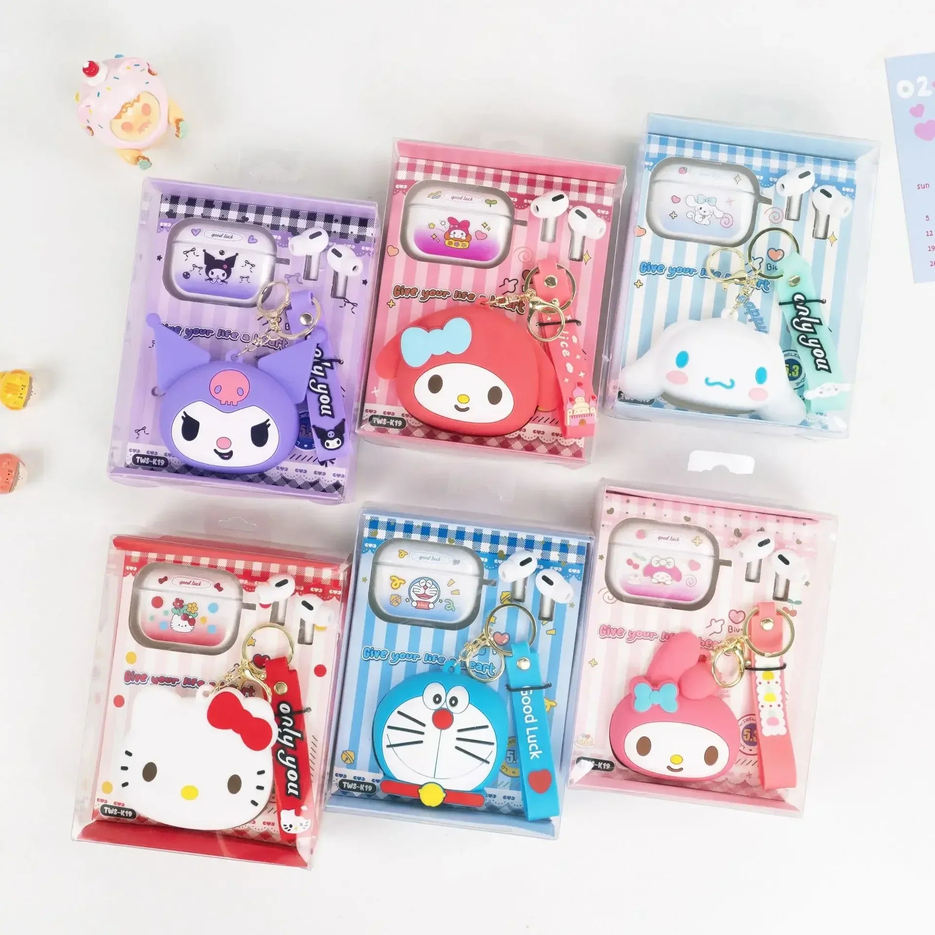 Sanliou TWS K-19 Earpods & Coin Purse Case