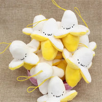 Peeled Banana Perfect Plush Keychain