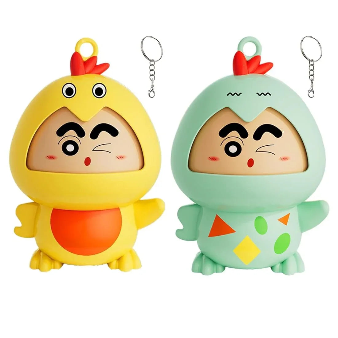 Shinichan Cheeky Chicken Expression Keychain