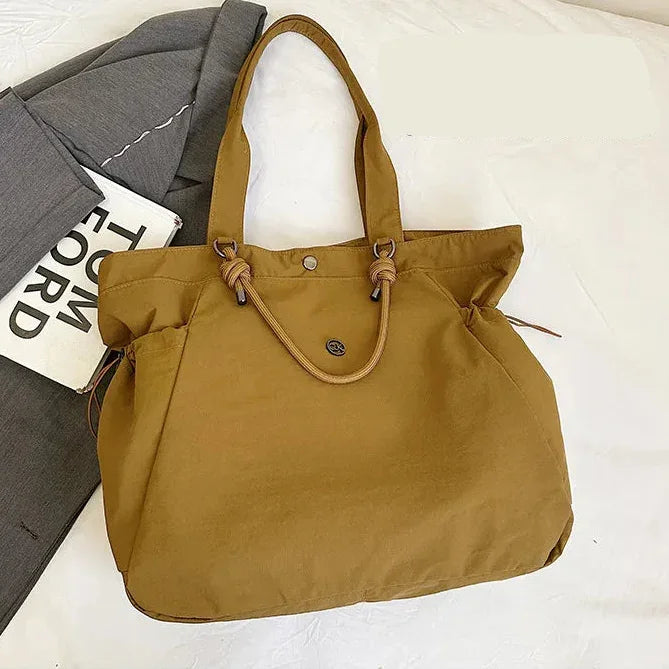 Japanese Style Large Nylon Tote Bag