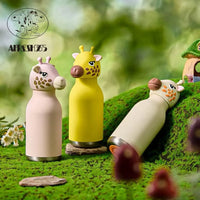 Afresh 365 3D Animal Head Double-Wall Insulated Bottle