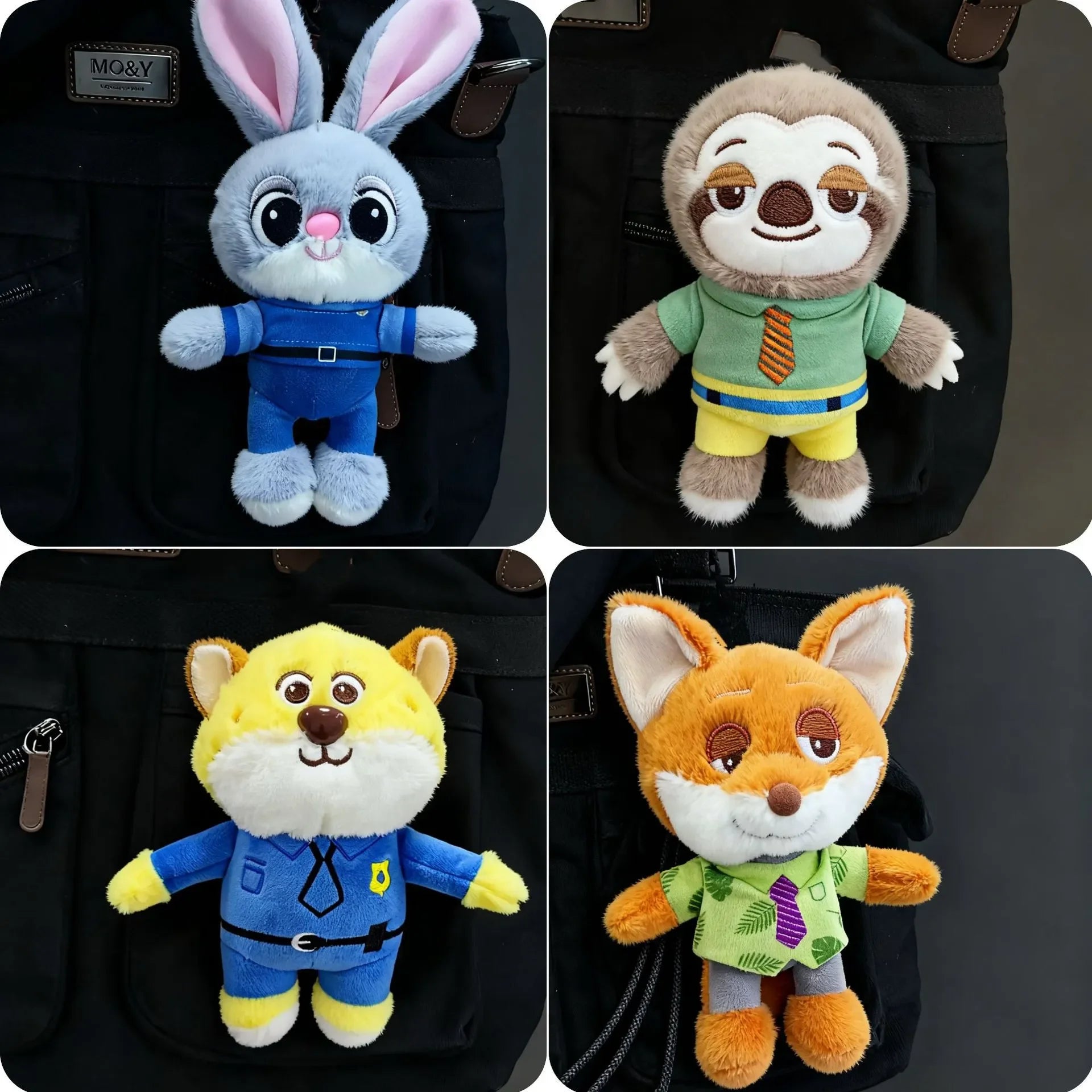 Nick & Judy Expressive Plush Keychain