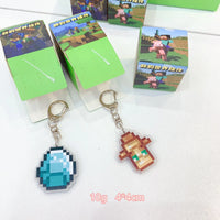 Minecraft Pixelated Blind Box Keychain