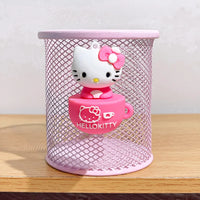 Hello Kitty Teacup Charm Pastel Wire Mesh Organizer