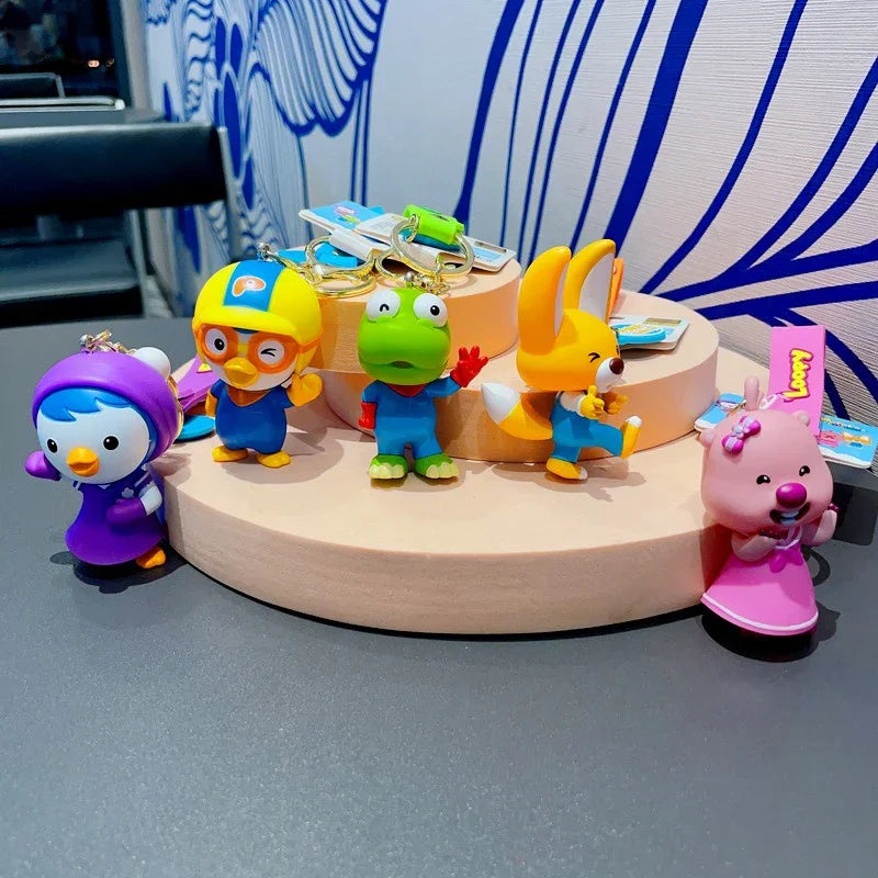 Genuine Pororo & Pals Iconic 3D Keychain