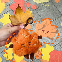 JC Maple Leaf Plush Keychain