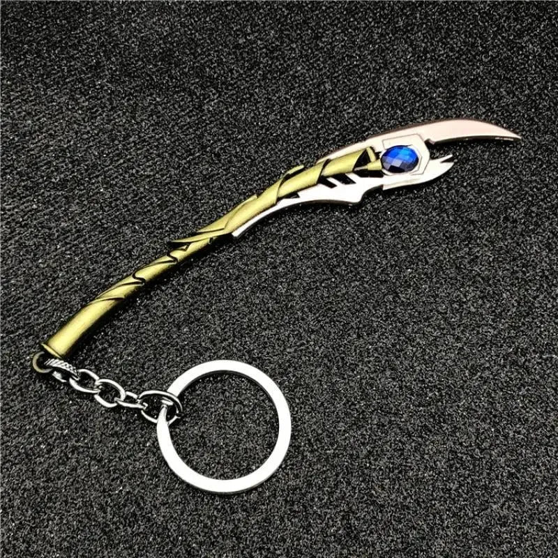 Loki's Long Scepter Weapon Metal Keychain