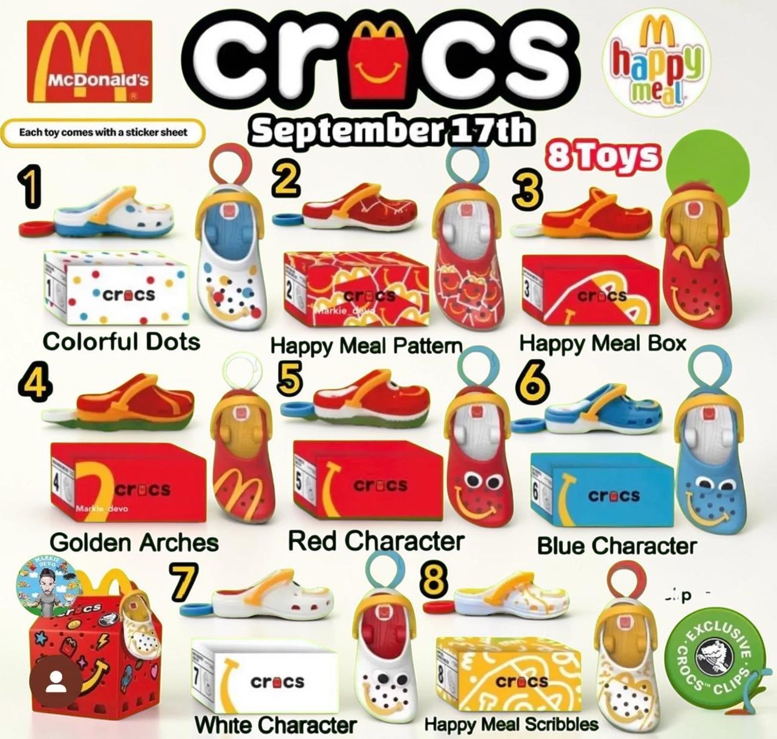 Mini McSlipper Crocs Keychain