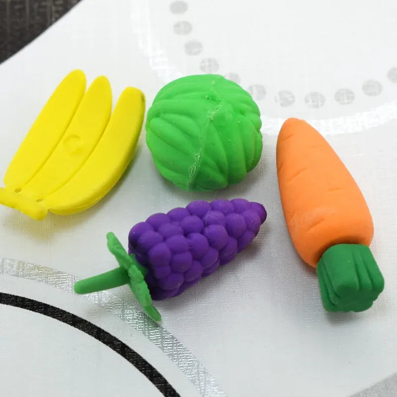 Colourful Garden Goodies Eraser (Set of 4)