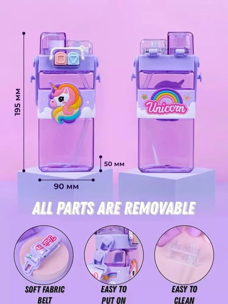 Sip 'n' Strap Kids Water Bottle (520 ml)