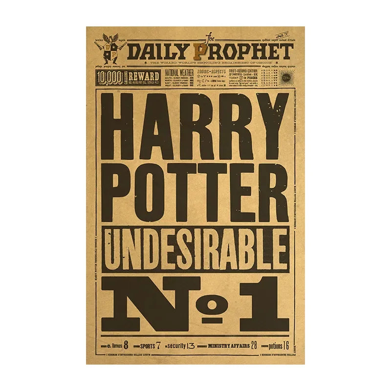 HP Daily Prophet Wall Poster
