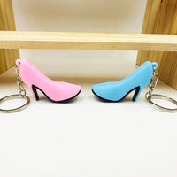 Korean Style High-Heeled Shoe Keychain