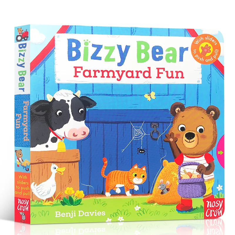 Bizzy Bear Interactive Push-Pull Board Book Collection