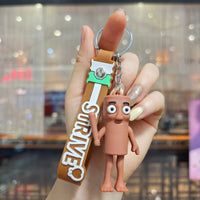 Brainrot Meme Riot Keychain
